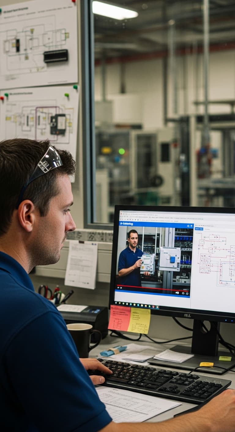 Estudiante en el curso preparatorio